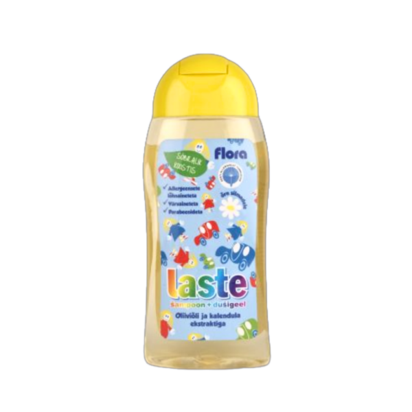 Lastešampoon-duššigeel oliiviõli ja saialille ekstraktiga 210 ml