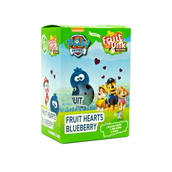 PAW PATROL FRUIT HEARTS mustikamaitselised puuviljasüdamed