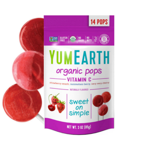 YUMEARTH mahedad pulgakommid C-vitamiiniga