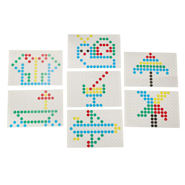 Montessori magnetiline mosaiiktahvel 26×26cm - Image 5